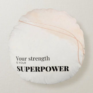 Cojín Redondo Motivational Quote round Pillow