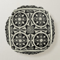 Motivo de Mandala en blanco y negro por Vision Stu