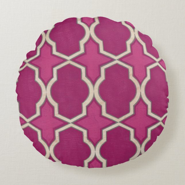 Cojín Redondo Motivos de mercado II (Anverso)