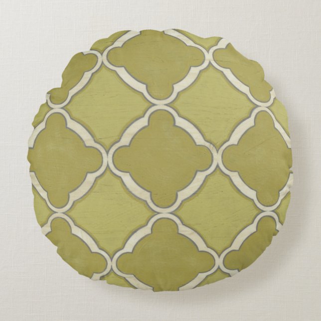 Cojín Redondo Motivos de mercado IX (Anverso)