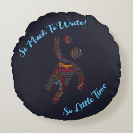 Cojín Redondo "Mucho Por Escribir"