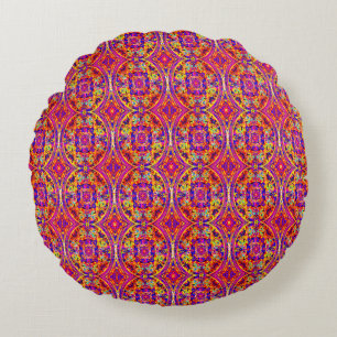 Cojín Redondo Muchos Mandalas....