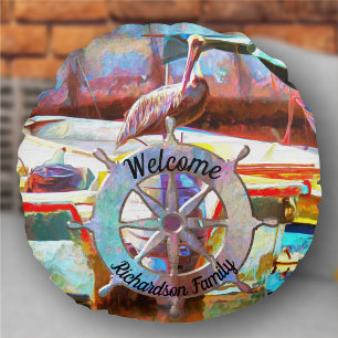 Cojín Redondo Muelle Los Peines Pelican 0463