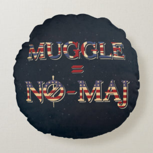COJÍN REDONDO MUGGLE™ = NO-MAJ™