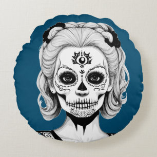COJÍN REDONDO MUJER DE SKULLHEAD