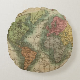 Cojín Redondo Mundo 4