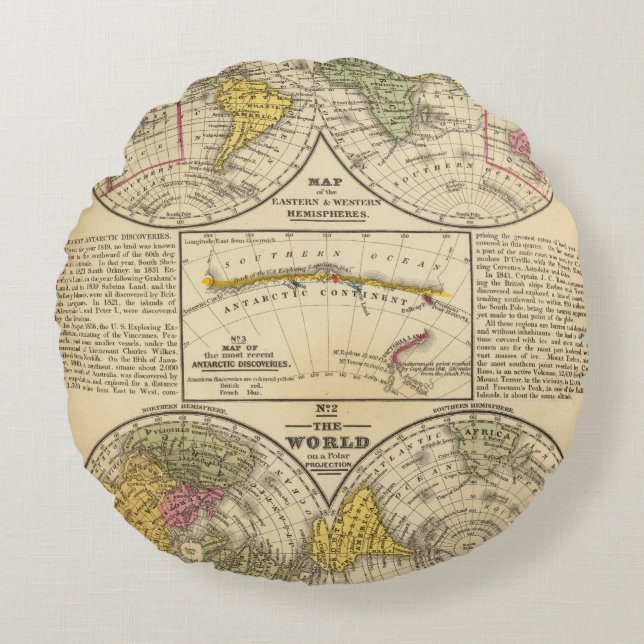 Cojín Redondo Mundo 7 (Anverso)