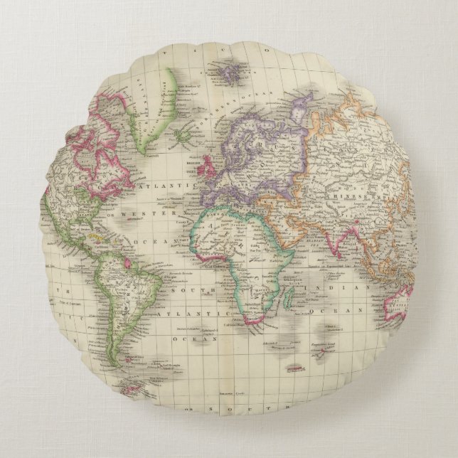 Cojín Redondo Mundo 9 (Anverso)