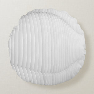 Cojín Redondo Muro de textura blanca