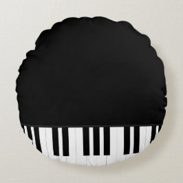 COJÍN REDONDO MÚSICA PIANO