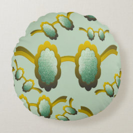 Cojín Redondo My Polarized Glasses are Ready Pattern