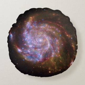 Cojín Redondo Nacimiento estelar en el volante: Galaxia M101