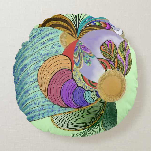 Cojín Redondo Nada (Anverso)