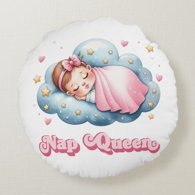 Cojín Redondo Nap Queen (Reverso)