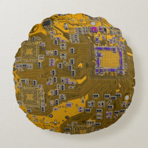 Cojín Redondo Naranja de la placa de circuito del PCB del conjun