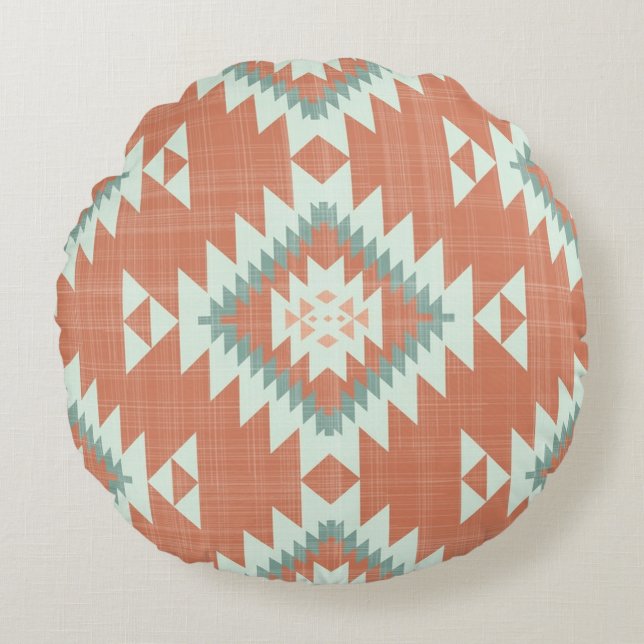 Cojín Redondo Native Desert Round Pillow (Anverso)