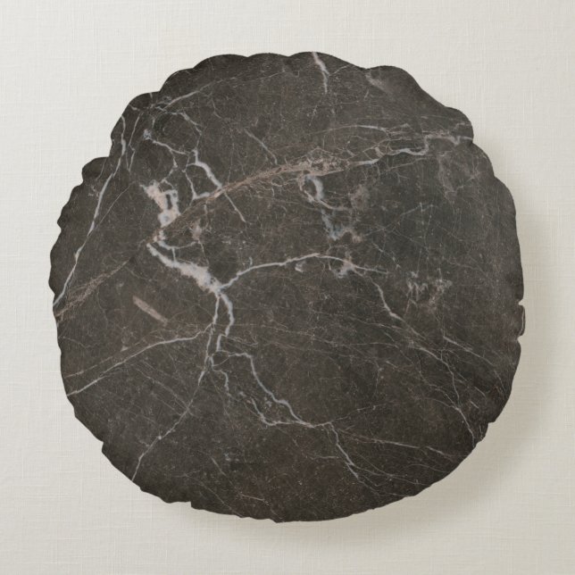 Cojín Redondo Natural Marble Texture Background, Natural Italian (Anverso)