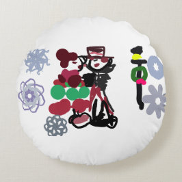 Cojín Redondo Navidad Hermoso paseo