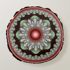 Cojín Redondo Navidades brillantes decoraciones redondeadas