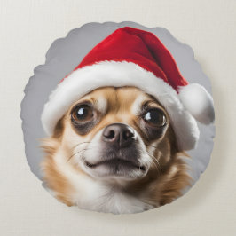Cojín Redondo Navidades de Chihuahua