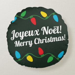 Cojín Redondo Navidades de Francia