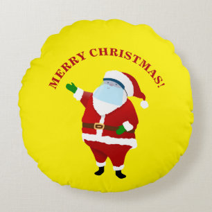 Cojín Redondo Navidades de Merry Covid