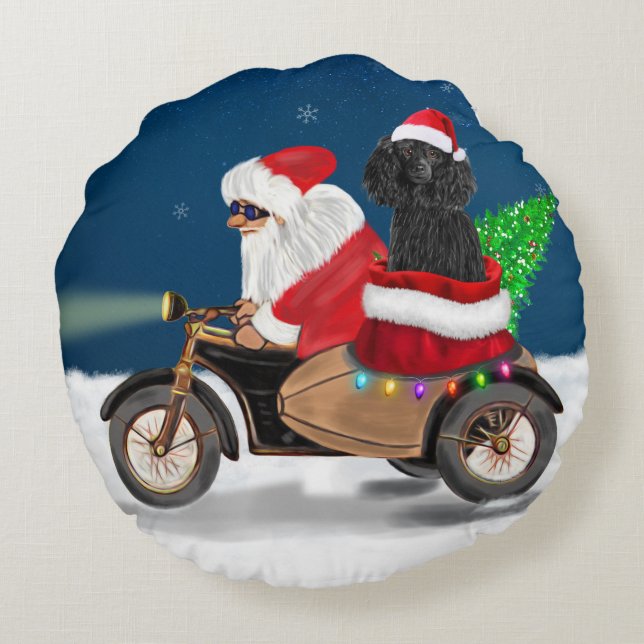 Cojín Redondo Navidades de podle (Reverso)