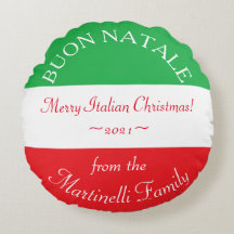 Navidades italianos personalizados Buon Natale Cou