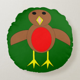 Cojín Redondo Navidades Robin Pillow