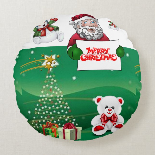 Cojín Redondo Navidades Round Pillow (Anverso)