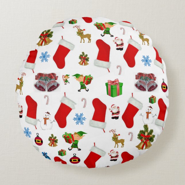Cojín Redondo Navidades Round Pillow (Anverso)
