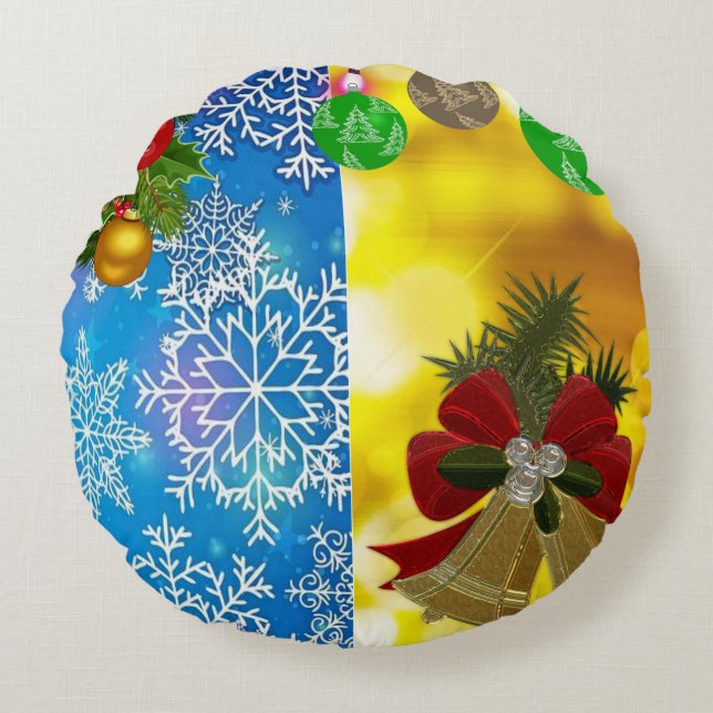Cojín Redondo Navidades Round Pillow (Anverso)