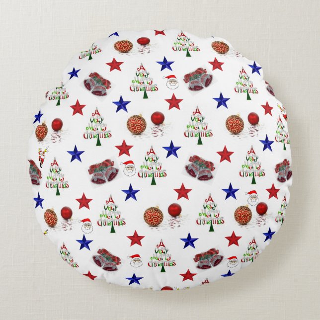 Cojín Redondo Navidades Round Pillow (Anverso)