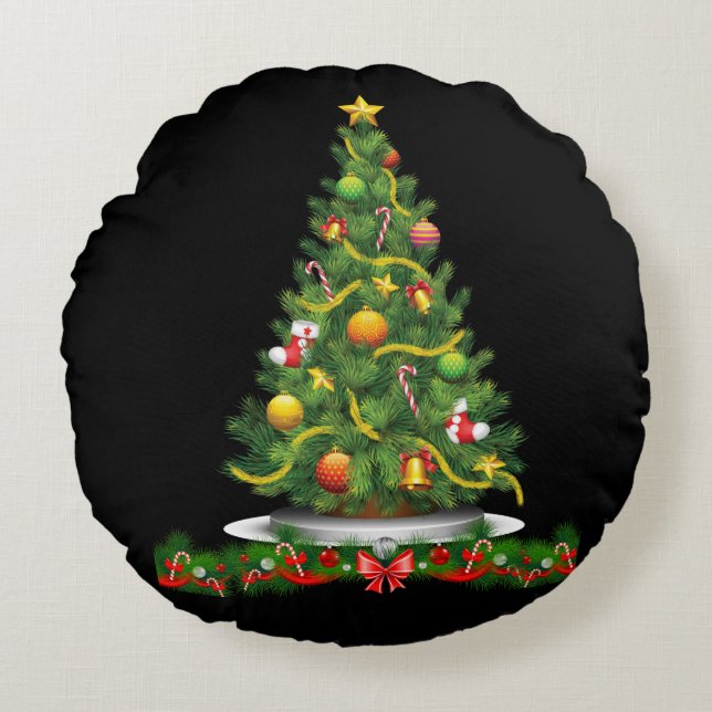 Cojín Redondo Navidades Round Pillow (Anverso)