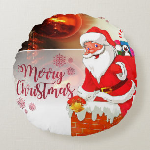 Cojín Redondo Navidades Round Pillow, Santa