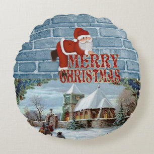 Cojín Redondo Navidades Round Pillow, Santa