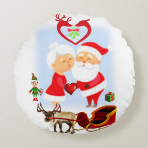 Cojín Redondo Navidades Round Pillow, Santa