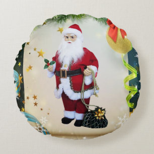 Cojín Redondo Navidades Round Pillow, Santa