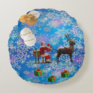 Cojín Redondo Navidades Round Pillow, Santa