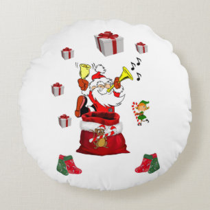 Cojín Redondo Navidades Round Pillow, Santa