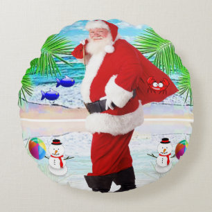 Cojín Redondo Navidades Round Pillow, Santa
