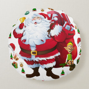 Cojín Redondo Navidades Round Pillow, Santa