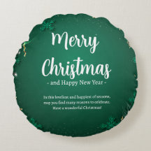 Navidades simples verdes y blancos Día mejor (16")