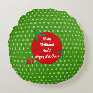 Cojín Redondo Navidades y decoración de año nuevo - Round Pillow