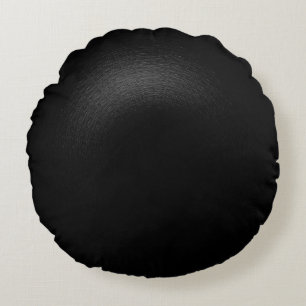 Cojín Redondo Negro oscuro - Crea tu propio