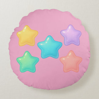 Cojín Redondo Neon Jelly Star Pillow | Cute Kawaii Glow