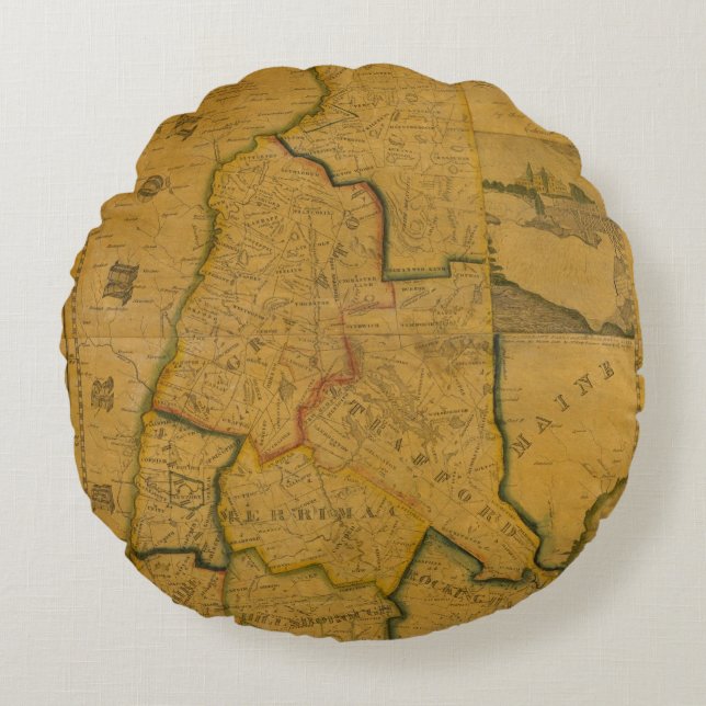 Cojín Redondo New Hampshire 4 (Anverso)