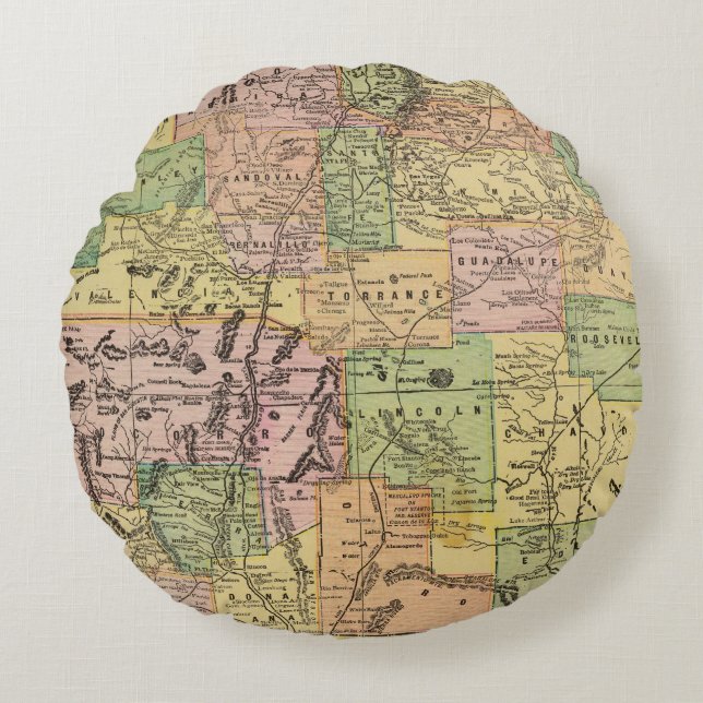 Cojín Redondo New México (Anverso)