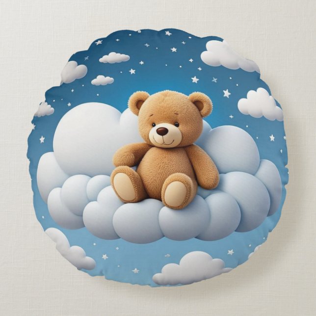 Cojín Redondo night time friend (Anverso)