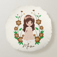 Niña pequeña con flores